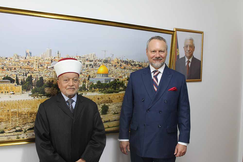المفتي العام يستقبل رئيس مكتب تمثيل جمهورية النمسا