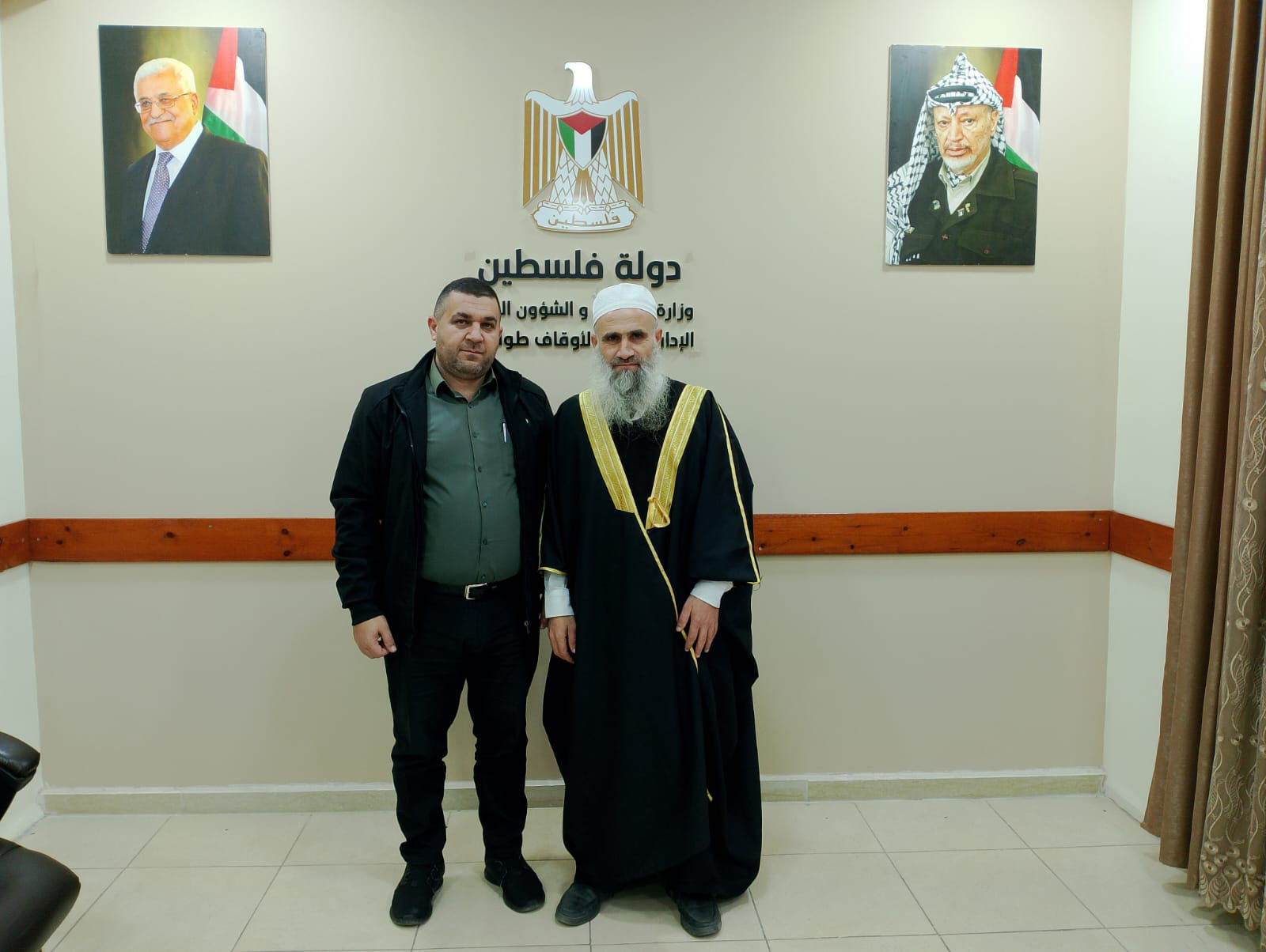 القائم بأعمال مفتي محافظة طولكرم يلتقي مدير أوقافها ويشارك في نشاطات أخرى